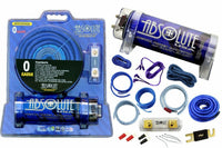 Absolute KITCAP0GABL 4.0 Farad Power Capacitor 0 Gauge Car Amplifier (Blue)