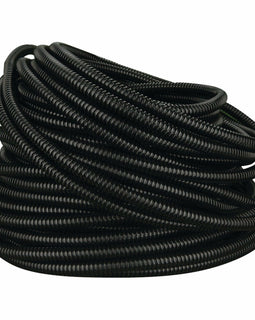 Metra SLT14 50' high quality 1/4" split loom wire tubing 50 feet in black ribbed design