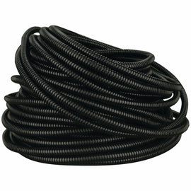 The Install Bay SLT14 100' high quality 1/4" split loom wire tubing 100 feet in black ribbed design