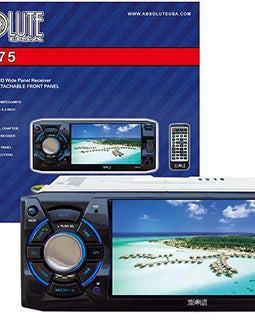 Absolute DMR475 Single Din Car Stereo 4.8" DVD/MP3/CD Radio Multimedia Player