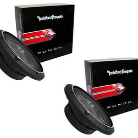 2 Rockford Fosgate P3SD4-12 P3SD412 12" 1600W Shallow Mount Car Subwoofers Subs