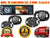 Absolute DMR-380BTAD DVD/CD/MP3/AM/FM & 2 Pairs of 6X9" speaker