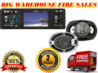 Absolute 3.5" Car Stereo DVD/CD/MP3/AM/FM Player & BLS-6904 6X9" Speaker
