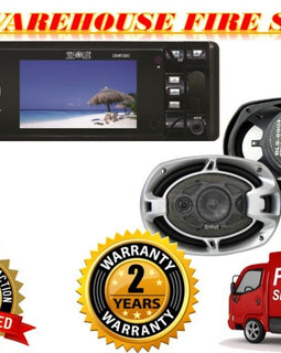 Absolute 3.5" Car Stereo DVD/CD/MP3/AM/FM Player & BLS-6904 6X9" Speaker