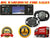 Absolute 3.5" Car Stereo DVD/CD/MP3/AM/FM Player & BLS-6904 6X9" Speaker