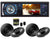 Absolute DMR-380BTAD 3.5" In-Dash + 2 Pairs Pioneer TS-G1620F 6.5" Speaker + TW600 Tweeter