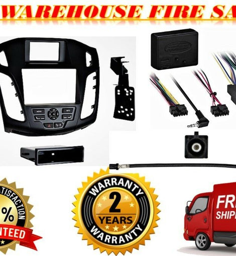 Metra 99-5827B Installation Dash Kit + AXDI-FD2 Data Interface + 40-EU10 Antenna Adapter