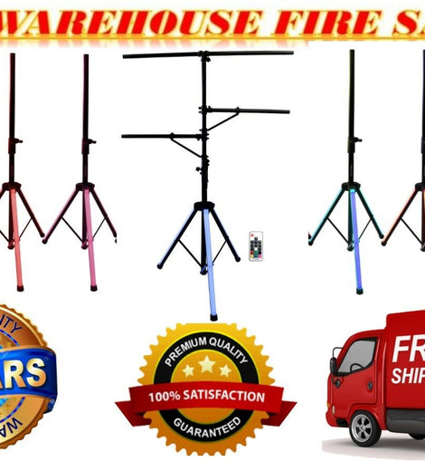 TRUSS Color Lighting LED lighting TBar Stand LED Lighting Built Into Tripod Legs