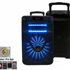 Mr Dj ART Bluetooth Speaker <BR/>12" Portable Speaker with Bluetooth/Rechargeable Battery and App Control