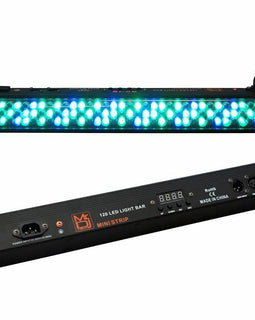 MR DJ MINI STRIP 19" 120 LED 5 Channel DMX RGB Color Strip DJ Wash Up Light Bar