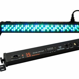 MR DJ MINI STRIP 19" 120 LED 5 Channel DMX RGB Color Strip DJ Wash Up Light Bar