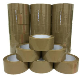 BM Paper 3" 110 Yards Pack of 24 Brown heavy-duty Sealing Adhesive Tape Packaging Shipping Carton Tape