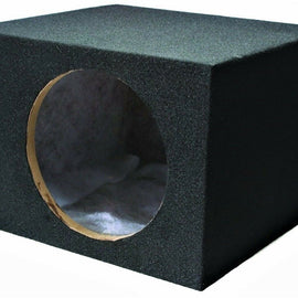 ABSOLUTE U.S.A VEGS12 <br/>Single 12" Vented Ported 3/4" MDF Car Subwoofer Enclosure Sub Box