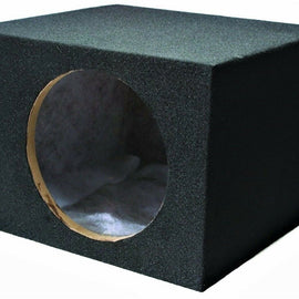 Absolute VEGS12 Single 12" Vented Ported 3/4" MDF Car Subwoofer Enclosure Sub Box