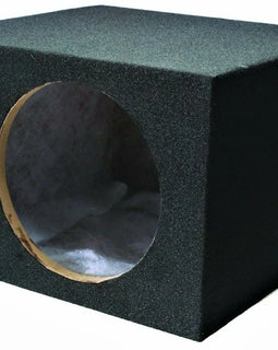 Absolute VEGS10 Single 10" Black Slot Ported Subwoofer Enclosure Empty Box