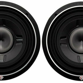 2 Rockford Fosgate P3SD4-12 1600W 12" Dual 4Ohm Shallow Mount Truck Car Subwoofer