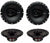 2 Pair Rockford Fosgate R165X3 180W 6.5" coaxial speakers w/ silk tweeters