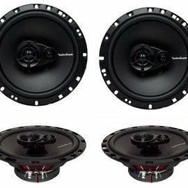 2 Pair Rockford Fosgate R165X3 6.5" 90W 3 Way Car Audio Coaxial Speakers Stereo