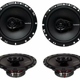 4 Speakers Rockford Fosgate R165X3 6.5" 180W 3 Way Car Audio Coaxial Speakers Stereo