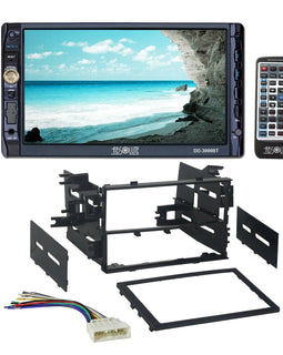 DD3000 DVD Car Stereo 2 Din Dash Kit Harness for 86-up Honda Acura