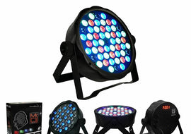 MR DJ MEGA354 Slim Disco DJ Party Club Stage Show Lighting Flat Par Wash Lighting 54X1W RGBW