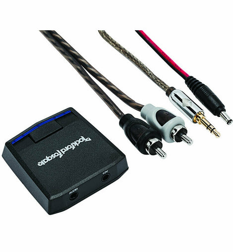 NEW! ROCKFORD FOSGATE RFBTRCA / UNIVERSAL BLUETOOTH RECEIVER TO RCA