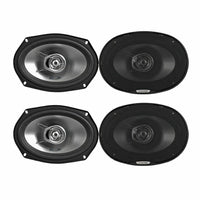 4  Alpine SXE-6925S 280W 6x9" 2-Way Type-E Series Coaxial Speakers Mylar Tweeter
