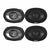 2 Paires  Alpine SXE-6926S 280W 6x9" 2-Way Type-E Series Coaxial Speakers Mylar Tweeter