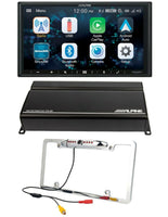Alpine ILX-W670 + Alpine KTA-450 + CAM1800C Car Stereo 7" Mechless Amplifier Camera
