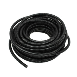 MR DJ DSLT34 100' 3/4" 19mm Black Split Wire Loom Conduit Tubing Sleeve Tube