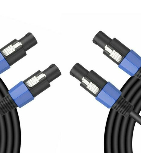 2 MR DJ CSMSM25 25 Feet Speakon Male to Speakon Male Speaker Cable