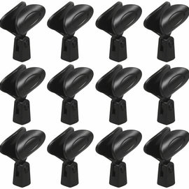 12 MR DJ MC02 Universal Microphone Clip Flex Plastic Copper Threading