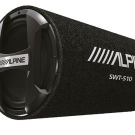 Alpine SWT-S10 1200W Max Single 10" Sealed Subwoofer Tube Enclosure