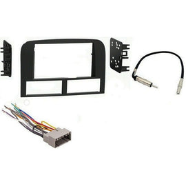 Metra 95-6546B Fit 02-2004 Jeep Grand Cherokee Double Din Radio Stereo Install Dash Kit Matte Black