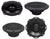 Rockford Fosgate P1694 6 x 9" 4-Way Speakers + P1675 6.75" 3-Way Car Speakers