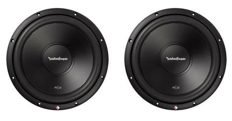 2 Rockford Fosgate R2D4-12 Prime R2 DVC 4 Ohm 12-Inch 250 Watts RMS 500 Watts