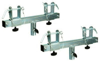 2 MR DJ Universal Chrome T-Adapter Triangle or Square Truss Adapter Bracket Tripod Crank Light Stand Bar