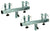 2 MR DJ Universal Chrome T-Adapter Triangle or Square Truss Adapter Bracket Tripod Crank Light Stand Bar