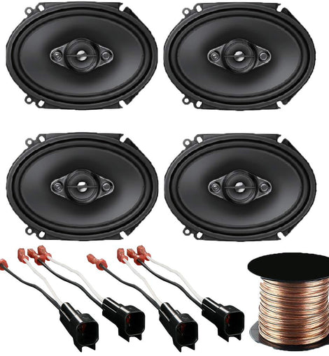 2 Pair Pioneer 350W Max 6