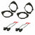 Car Door Speaker Harness + Adapter 6.5" 6.75" for Cadillac Chevrolet GMC Speaker