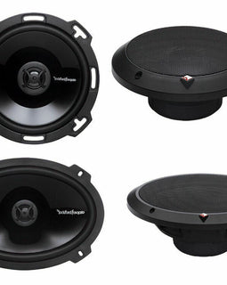 Rockford Fosgate P1650 6.5" 110W + P1692 6x9" 150W Car Audio Speakers