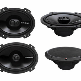 Rockford Fosgate P1683 6x8" 130W 3 Way + P1692 6x9" 150W 2 Way Speakers