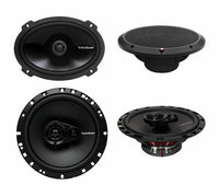 Rockford Fosgate P1692 6x9" 150W 2-Way + R165X3 6.5" 90W 3-Way Car Speakers