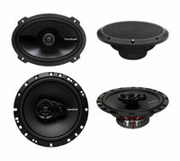 Rockford Fosgate P1692 6x9" 150W 2-Way + R165X3 6.5" 90W 3-Way Car Speakers