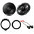 Pioneer 6.5" Car audio Stereo Speakers with Door Mounting Brackets & Wire Harness
