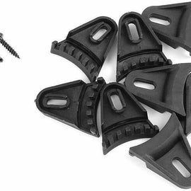 8 SPEAKER GRILL CLIPS SCREW PLASTIC WAFFLE SUBWOOFER FITS 6" 8" 10" 12" 15" 18"