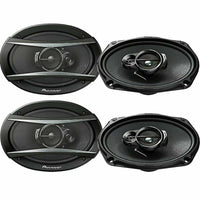 4 Pioneer TS-A6966R 6x9" 420-Watt 3-Way Car Full Range Speakers