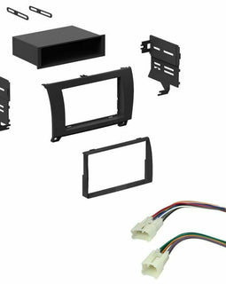 Car Double DIN Stereo Dash Kit Harness for Toyota Tundra Sequoia 2007-2012