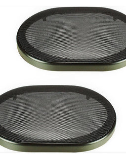 2 Absolute CS6x9 Universal 6x9" Car Speaker Coaxial Component Protective Grills Covers