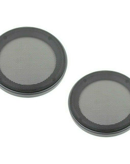 Patron Universal 6.5 Inch Universal Speaker Grills Cover Mesh Guard Protective Case Black - Pair